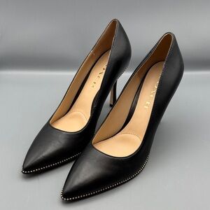 COACH Samantha Leather Studded Dress Pumps